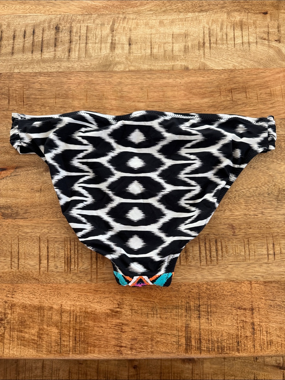 Vibrant Multicolor Pattern Bikini Bottom - Picture 2 of 3